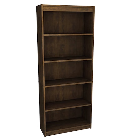 Bestar Universel 30W Standard Bookcase, Chocolate 65715-000069